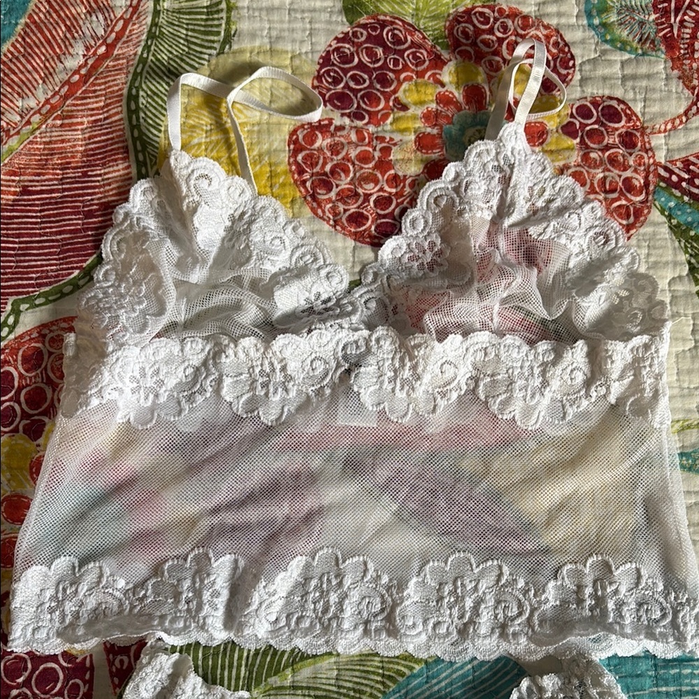 Rampage White Lace Intimate Set - Picture 6 of 7